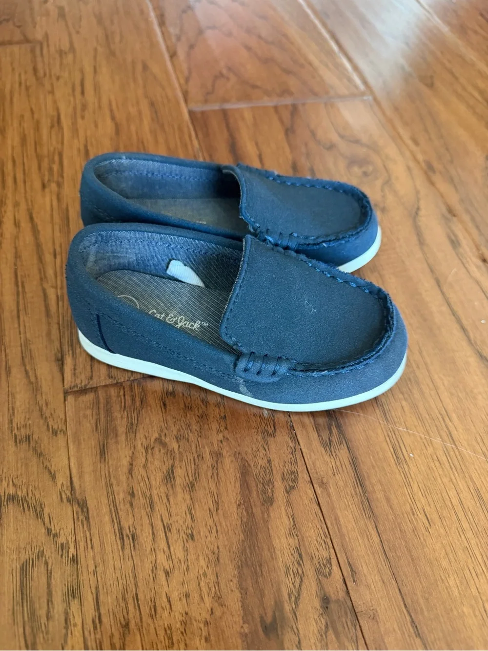 Cat & Jack Navy, Black & Brown Kids Dress Shoe Trio toddler boy size 7